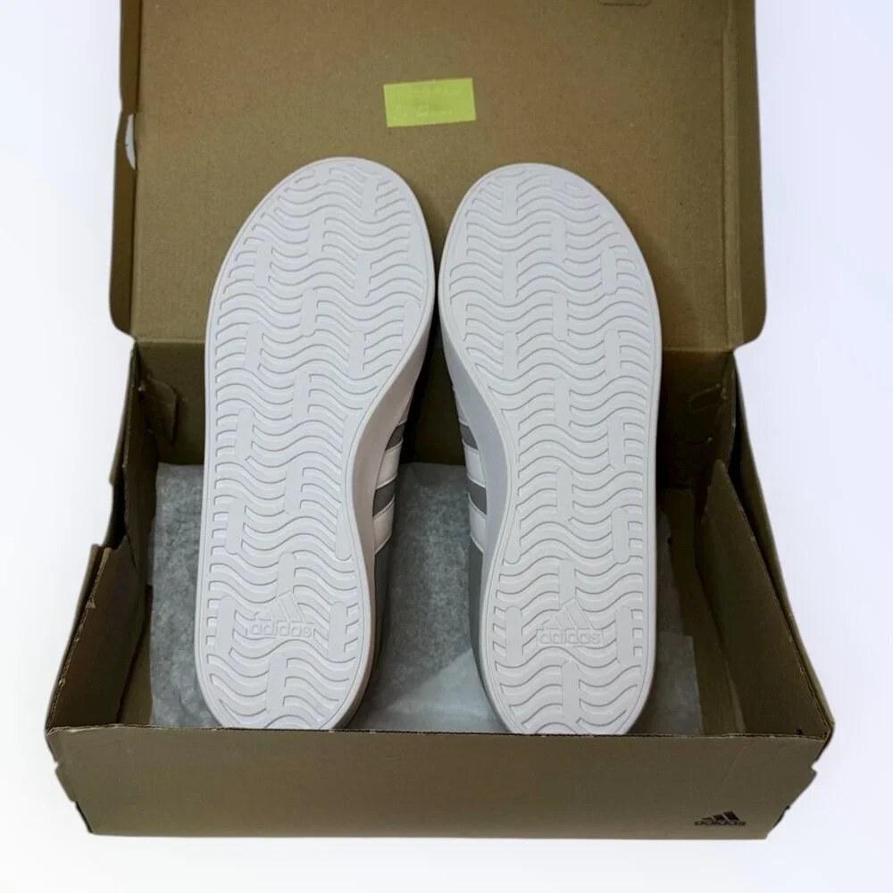 adidas VL Court 3.0 Gray White Men's 12 NIB‎